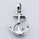 STERLING SILVER ANCHOR PENDANT