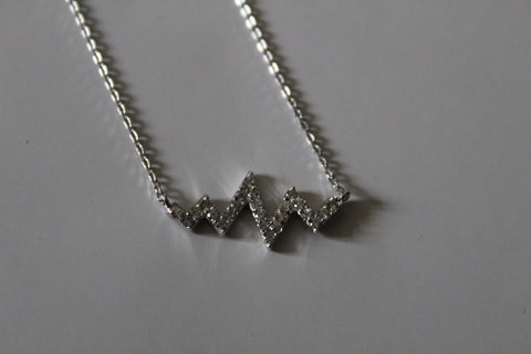 HEARTBEAT CRYSTAL NECKLACE